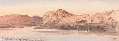 In der Nähe von Tafa, 17:50 Uhr, 16. Februar 1867 (505A) von Edward Lear